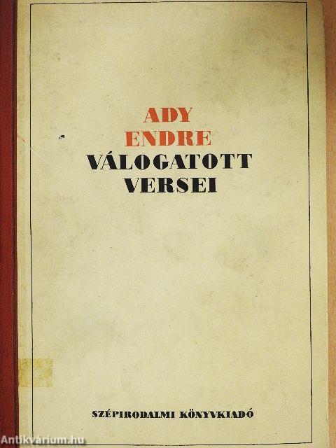 Ady Endre válogatott versei