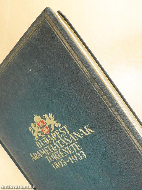 Budapest áramellátásának története 1893-1933