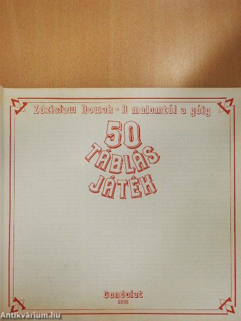50 táblás játék