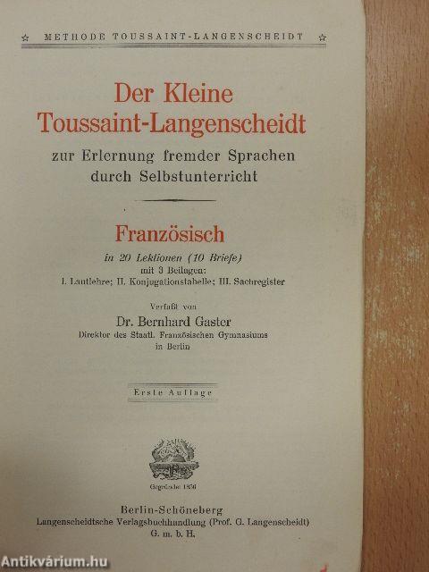 Der Kleine Toussaint-Langenscheidt - Französisch
