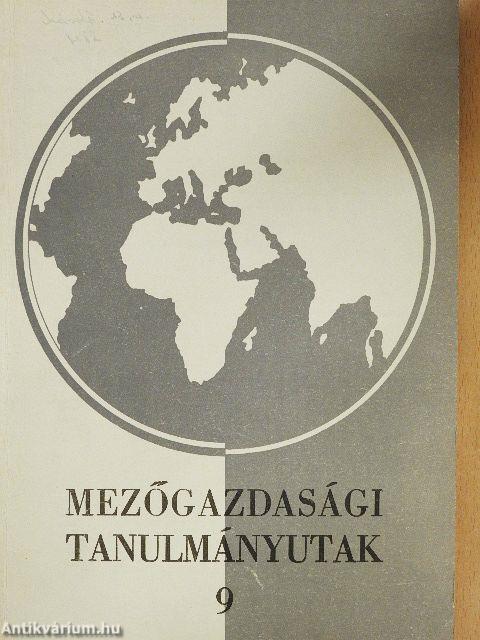 Tanulmányutak a mezőgazdasági tudományok területén