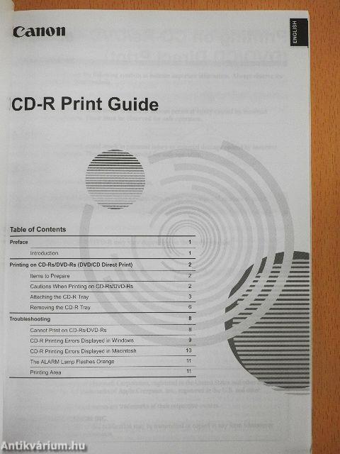 CD-R Print Guide