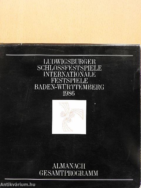 Ludwigsburger Schlossfestspiele Internationale Festspiele Baden-Württemberg 1986 I-II.