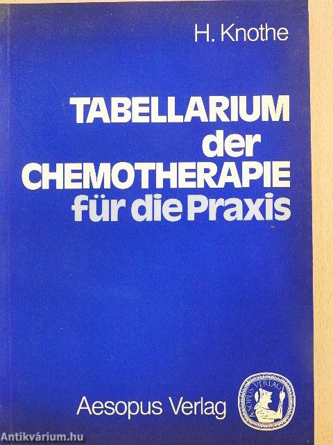 Tabellarium der Chemotherapie für die Praxis