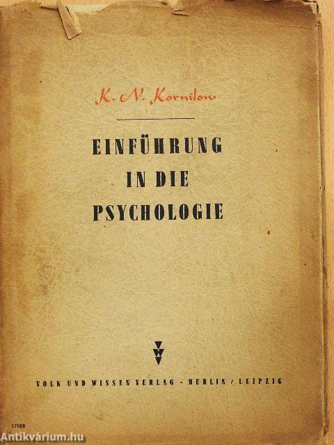 Einführung in die Psychologie