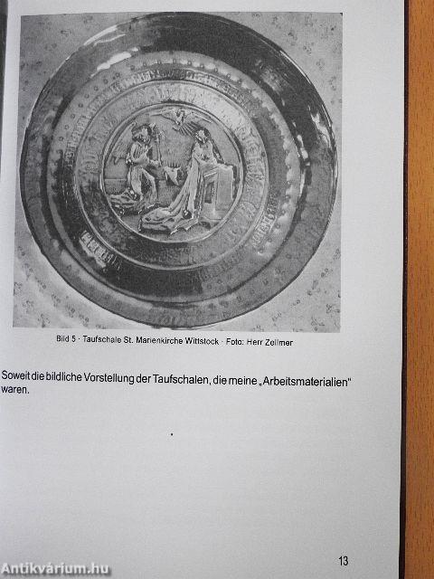 Die als Taufschalen genutzten Nürnberger Beckenschlägerschalen und ihre gotischen Majuskeln 