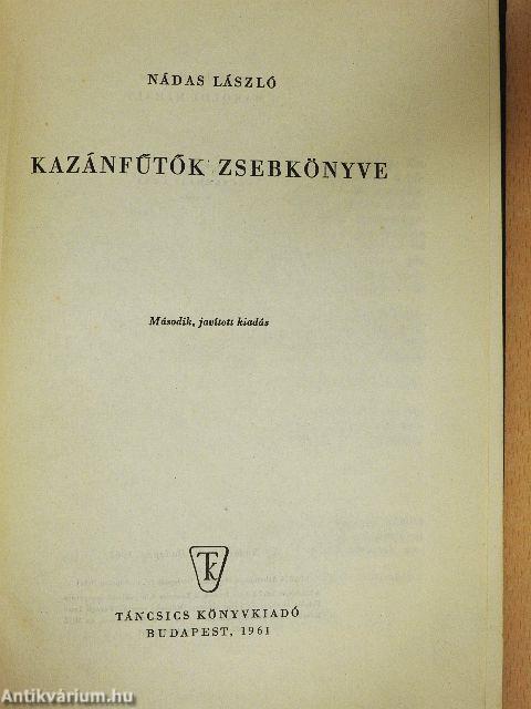 Kazánfűtők zsebkönyve