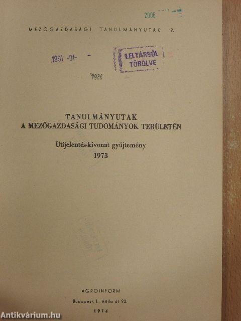 Tanulmányutak a mezőgazdasági tudományok területén