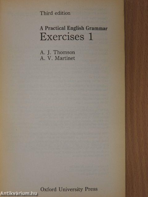 A Practical English Grammar Exercises 1