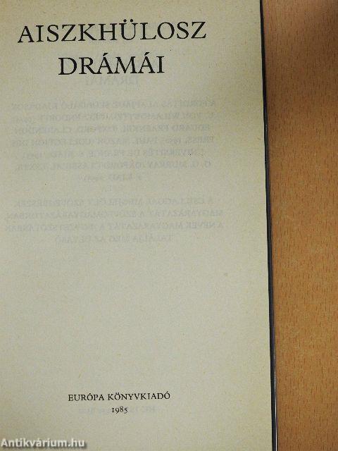 Aiszkhülosz drámái