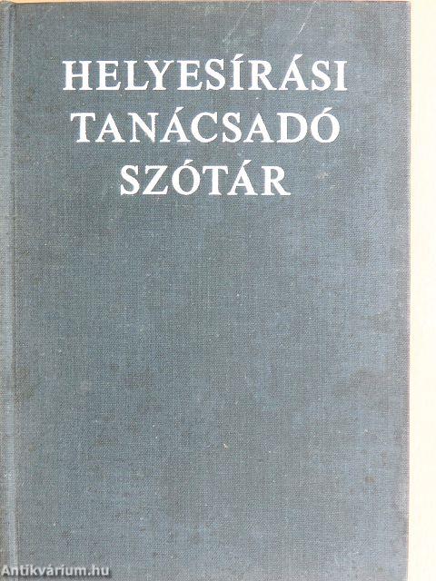 Helyesírási tanácsadó szótár