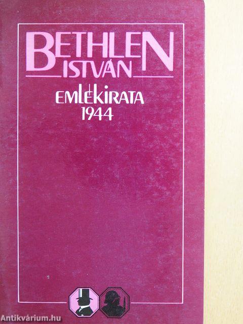 Bethlen István emlékirata