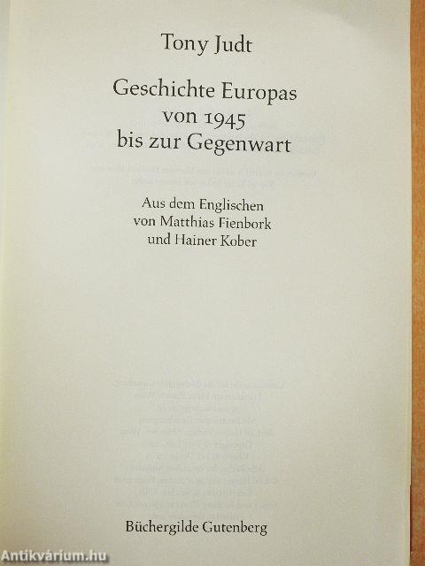 Geschichte Europas von 1945 bis zur Gegenwart
