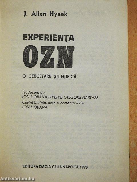 Experienta OZN