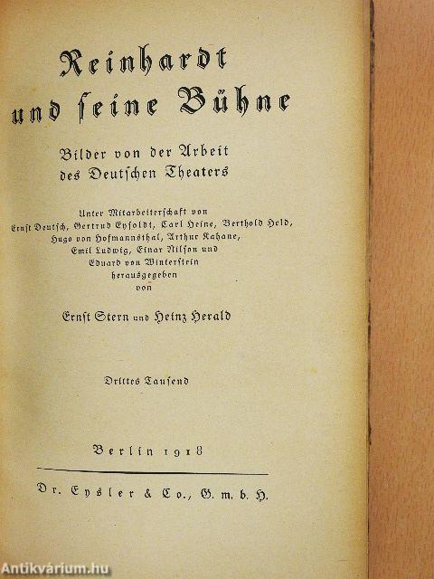 Reinhardt und seine Bühne (gótbetűs)