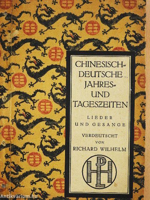 Chinesisch-deutsche jahres- und tageszeiten