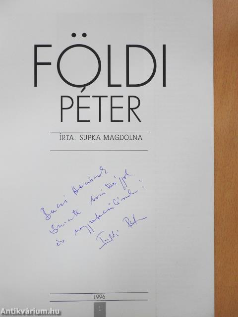 Földi Péter (dedikált példány)