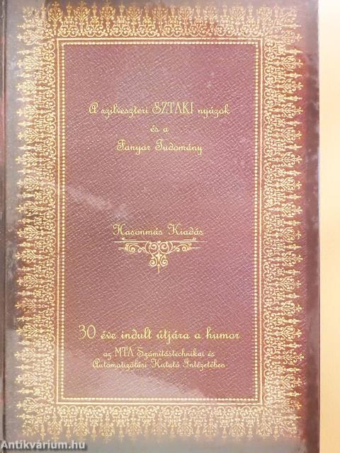 A szilveszteri SZTAKI nyúzok és a Fanyar Tudomány (dedikált példány)