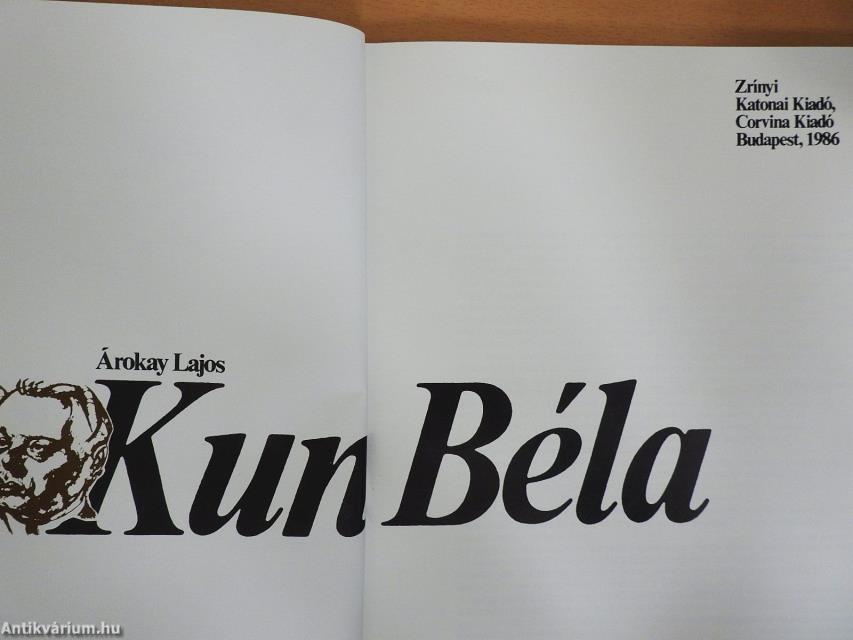 Kun Béla (dedikált példány)