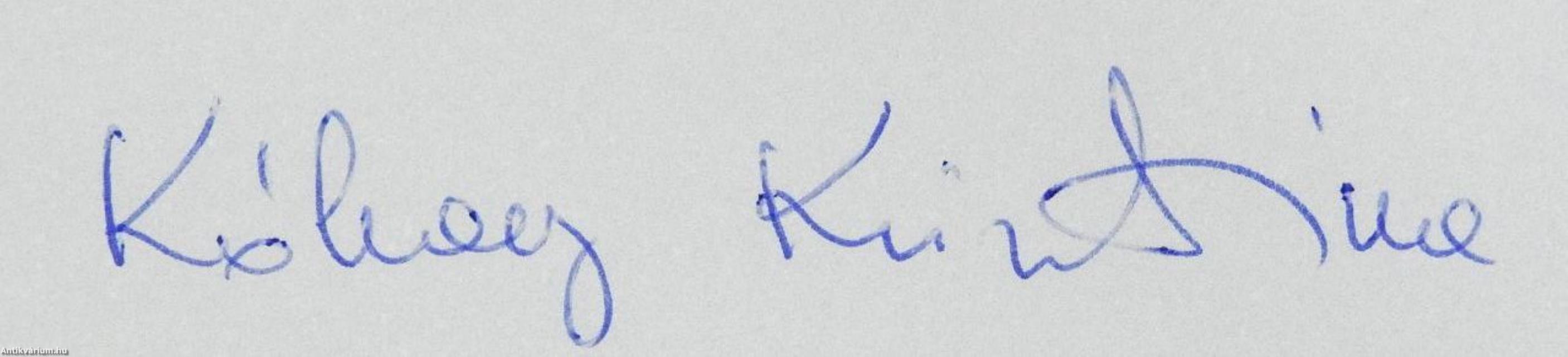 Kókay Krisztina (dedikált példány)