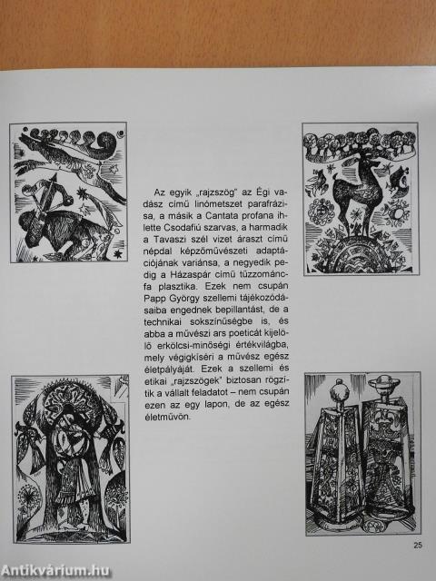 Papp György tűzzománcai és grafikái (dedikált példány)