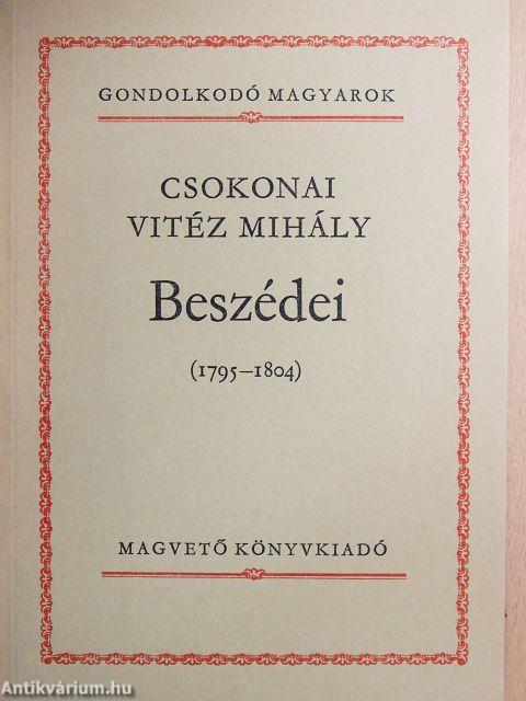 Csokonai Vitéz Mihály beszédei (1795-1804)