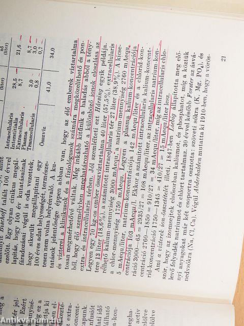 Folyadék- és electrolyt-háztartás