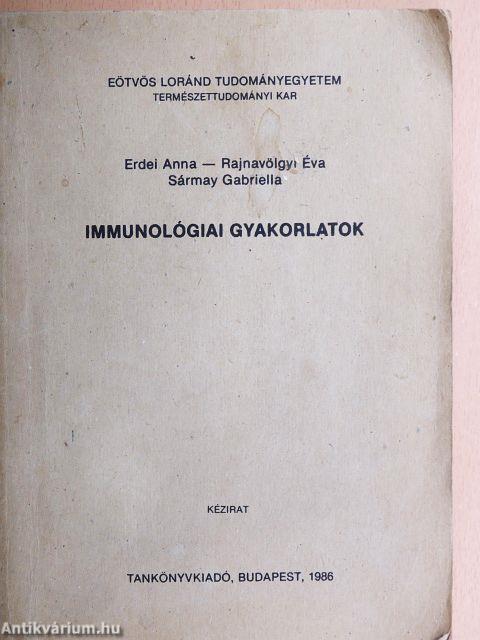 Immunológiai gyakorlatok