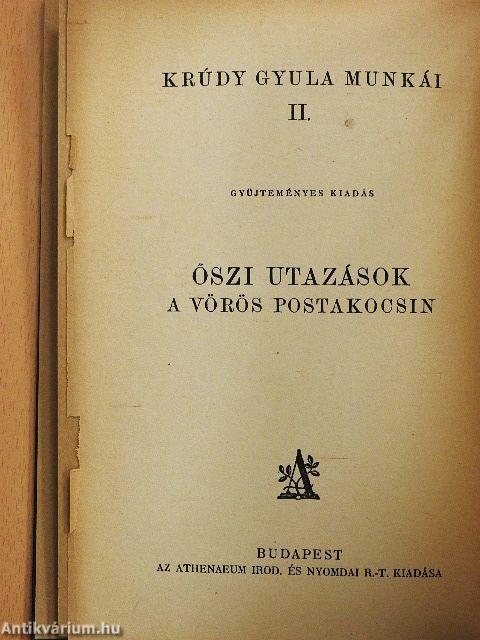 Őszi utazások a vörös postakocsin