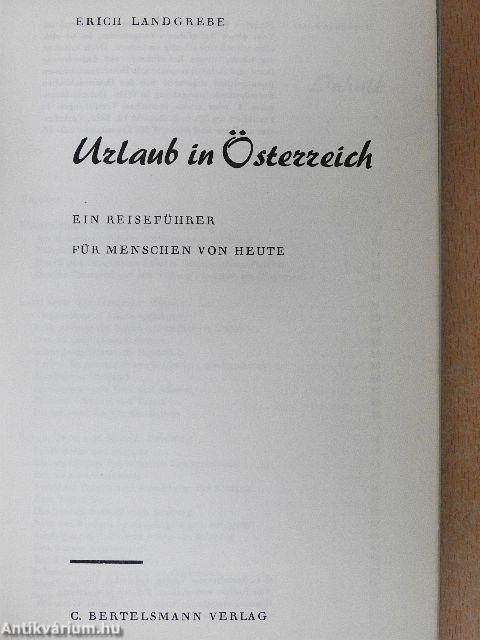 Urlaub in Österreich