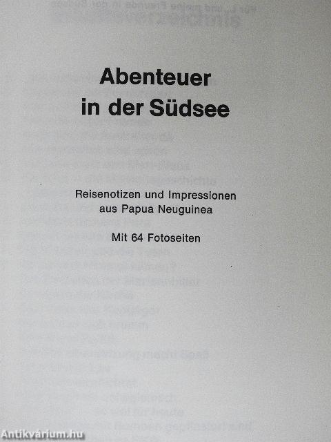 Abenteuer in der Südsee