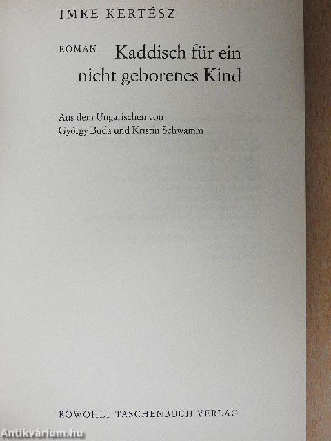 Kaddisch für ein nicht geborenes Kind
