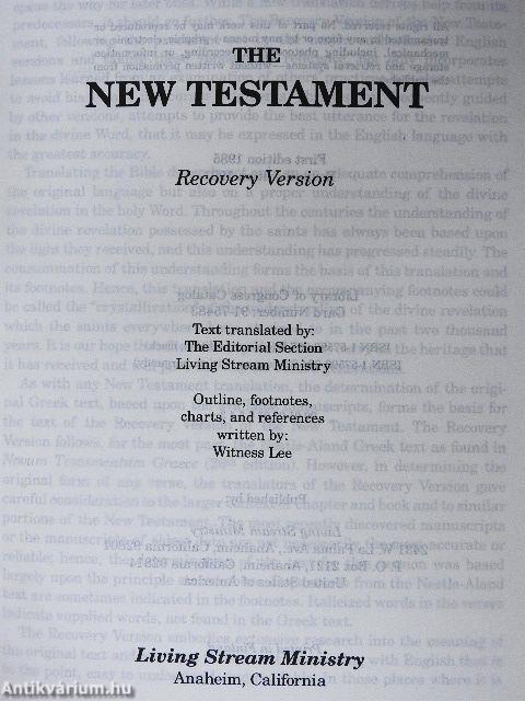 The New Testament