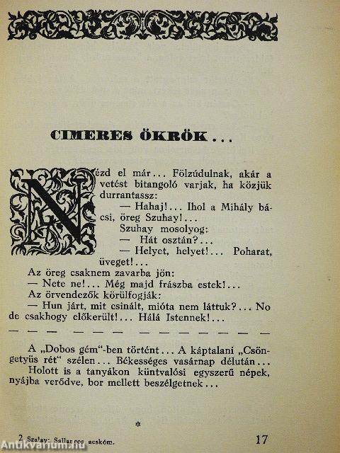 Sallangos acskóm...