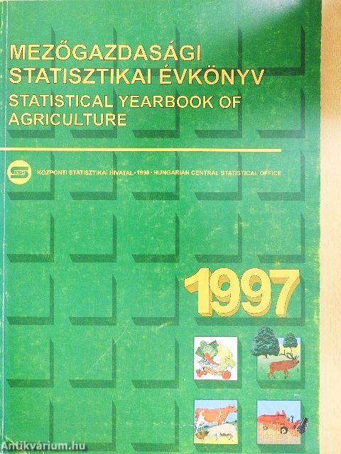 Mezőgazdasági Statisztikai Évkönyv 1997