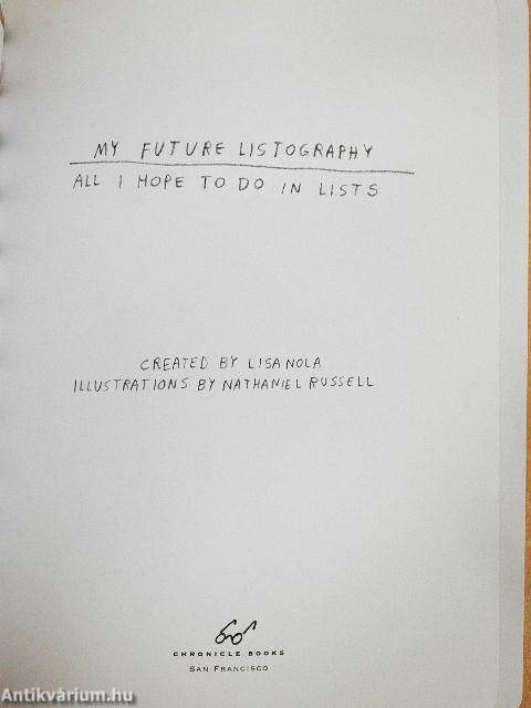 My Future Listography