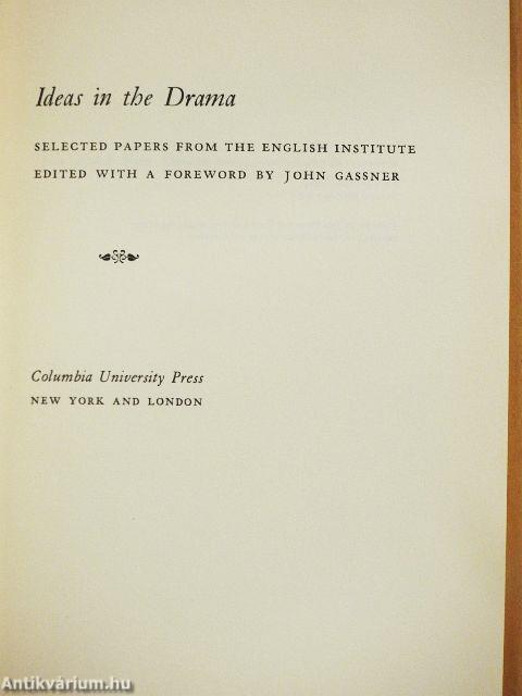 Ideas in the Drama