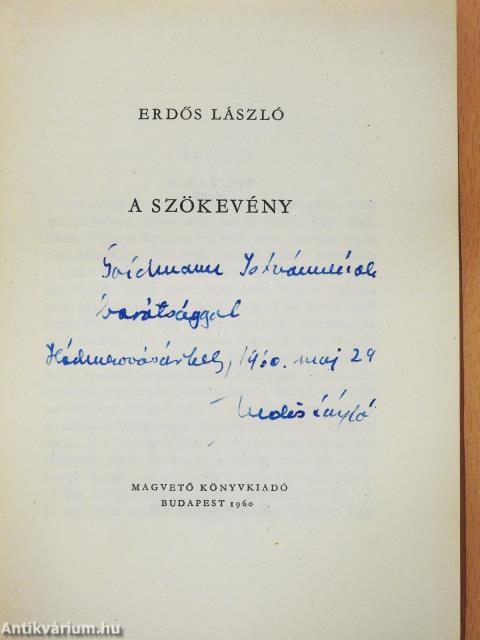 A szökevény (dedikált példány)