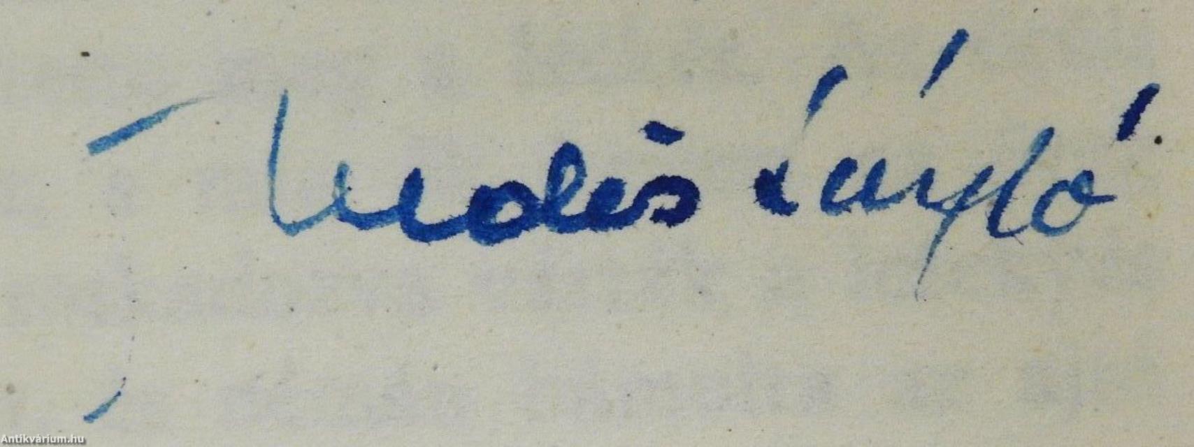 A szökevény (dedikált példány)