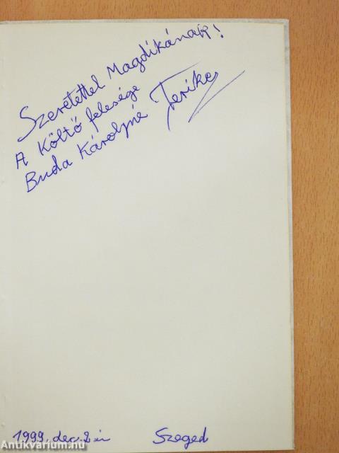 Buda Károly százszorszép versei (dedikált példány)