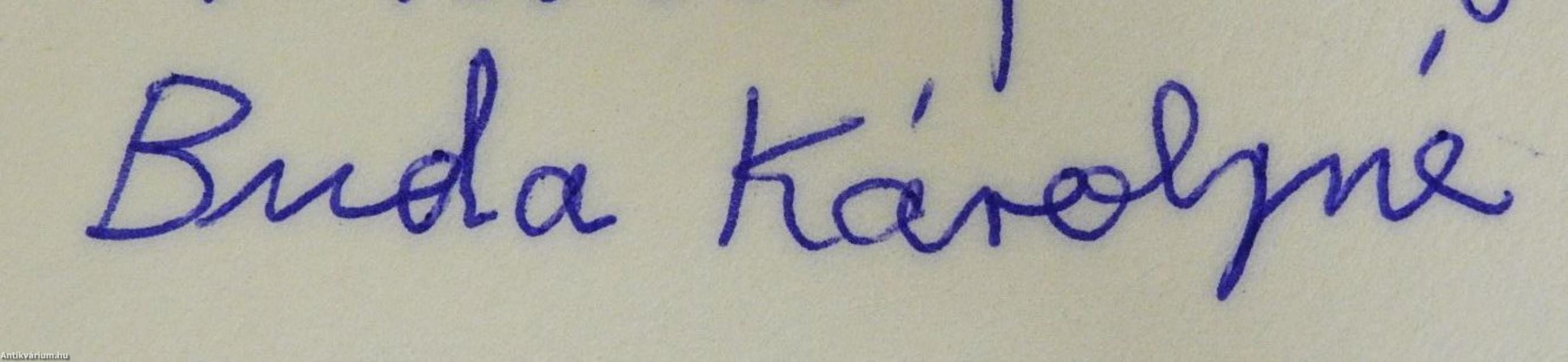 Buda Károly százszorszép versei (dedikált példány)