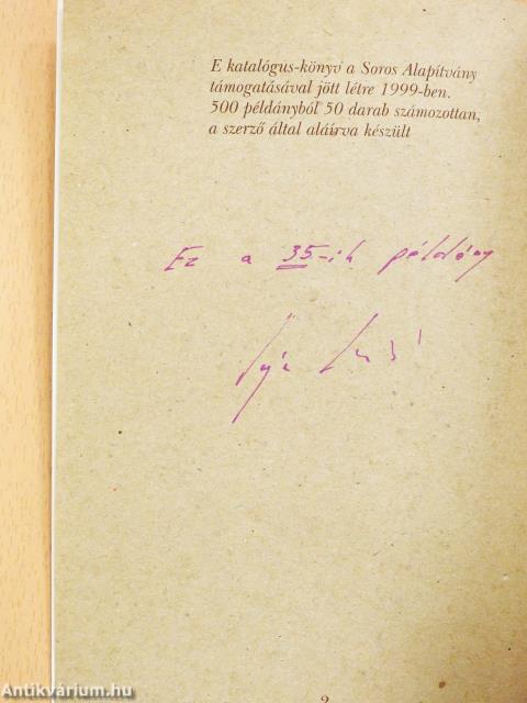 Távoli jelen, közeli múlt (sorszámozott, aláírt példány)