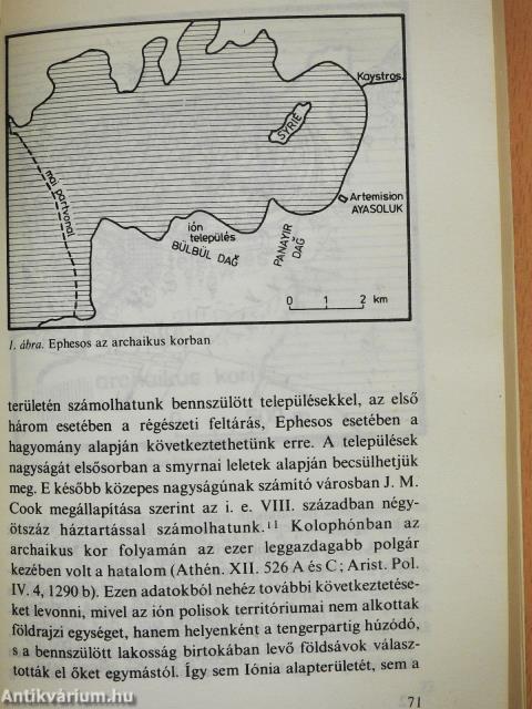 Az iónok Kisázsiában (dedikált példány)