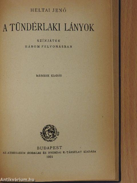 A kis cukrászda/Arcok és álarcok/A tündérlaki lányok
