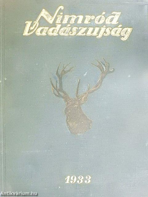 Nimród Vadászujság 1933. (nem teljes évfolyam)