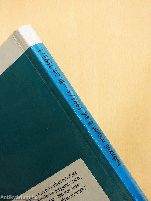 Budapesti Negyed 1994. tél-1995. tavasz