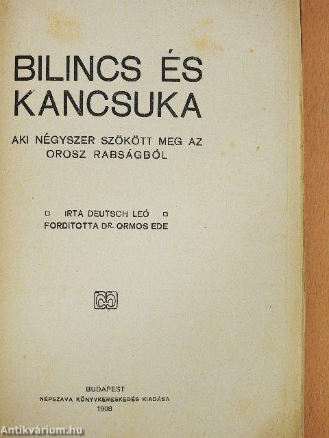 Bilincs és kancsuka