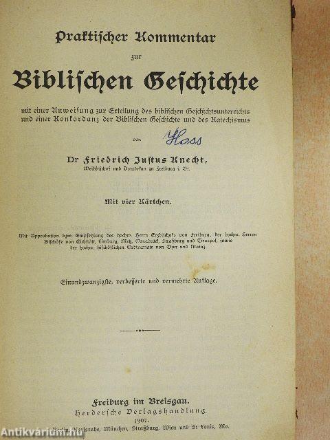 Praktischer Kommentar zur Biblischen Geschichte (gótbetűs)
