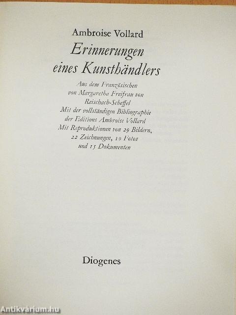 Erinnerungen eines Kunsthändlers