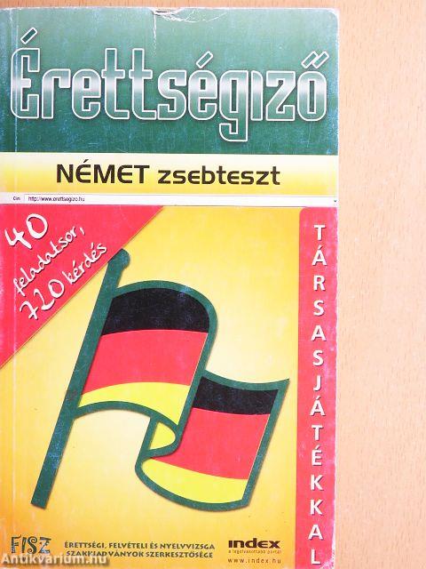 Érettségiző német zsebteszt
